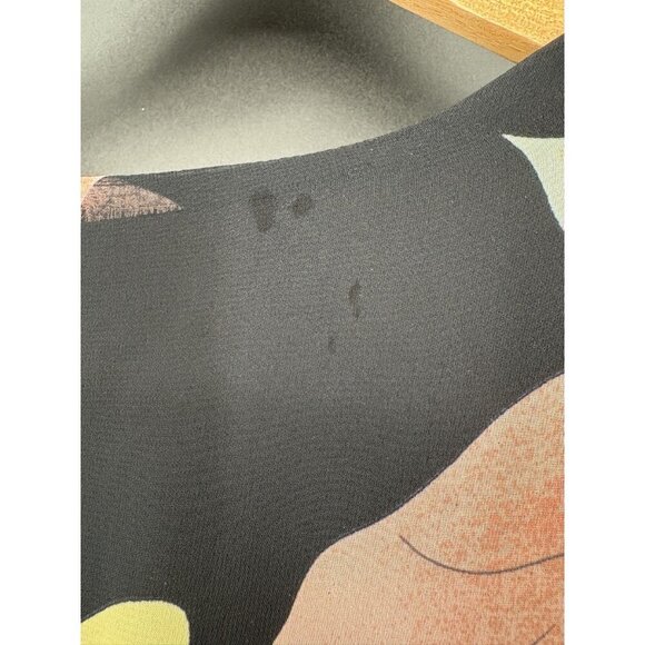 LuLu's Women's Floral Maxi Dress M Black Pink Fairy Whimsigoth Wedding Guest - Picture 11 of 13